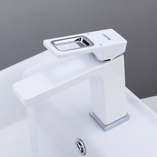 Смеситель для раковины Gappo G1017 белый