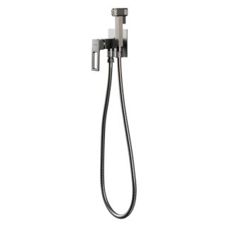 Гигиенический душ со смесителем Gappo G7217-19 оружейная сталь