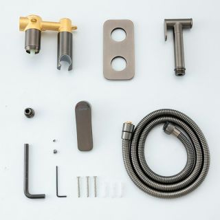 Гигиенический душ Gappo G7248-92 оружейная сталь