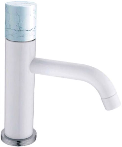 Смеситель для раковины Boheme Stick белый 121-W-MR-W