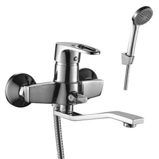 Смеситель для ванны Decoroom с ручным душем хром DR67044