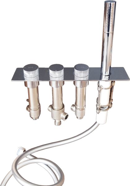 Смеситель на борт ванны Royal Bath Accord хром RB403