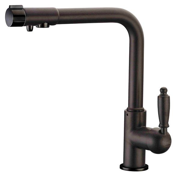 Смеситель для кухни ZORG Zorg Sanitary ZR 320 YF-33 ЧЕРНЫЙМЕТАЛЛ