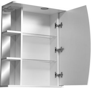 Зеркало-шкаф с подсветкой Stella Polar Пелаго 65см правый белый SP-00000055