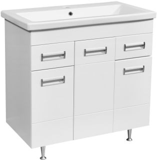 Тумба под раковину Stella Polar Фиора 80см белый SP-00000213