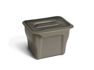 Контейнер с крышкой Alveus ALBIO 1090339 BIO-5L ALBIO серый пластик