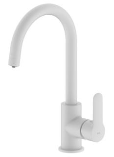 Смеситель для кухни IDDIS Cuba CUBWTFJi05 с каналом для фильтрованной воды белый матовый