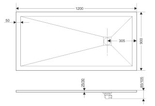 Душевой поддон RGW ST-Tr 16152912-11 90x120см терракот