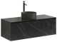 Подвесная тумба под раковину Sancos Stone ST120NM 120см Nero Marquina