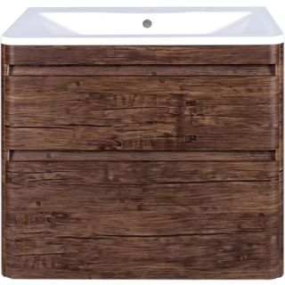 Подвесная тумба под раковину Style Line Атлантика Люкс Plus СС-00002340 70см старое дерево