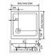 Поддон для душа RGW STYLE KV 1000х1000х220