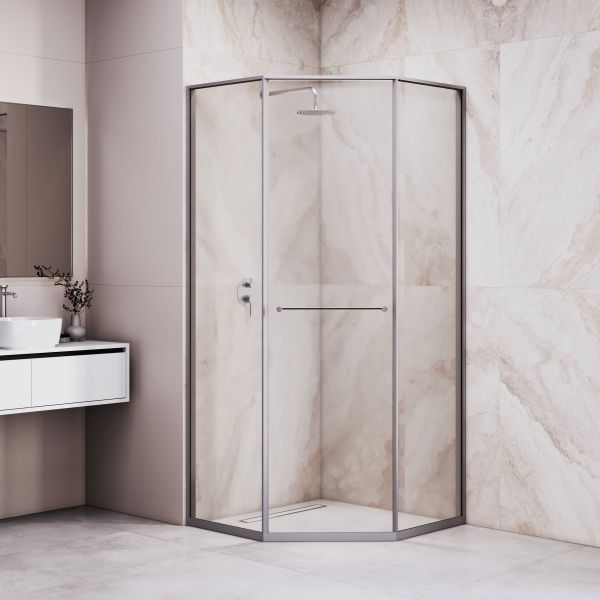 Душевой уголок RGW SV-82Gr "L" 33328282-110L 80x120 см серый