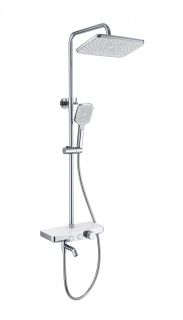 Душевая стойка Wonzon & Woghand WW-B3099-A-CR с термостатом хром