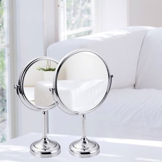 Настольное косметическое зеркало Frap F6206 хром