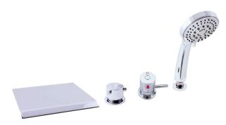 Смеситель на борт ванны Rav Slezak Dunaj DT274.5P хром