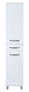 Напольный шкаф - пенал Misty Терра 40см левый белый