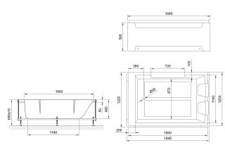 Акриловая ванна Royal Bath Triumph 180x120см белый RB665100K