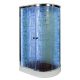 Душевая кабина Deto ЕМ1511 L LED с гм. 110х80х220 см