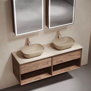 Столешница из керамогранита Sancos TT140A2X c отверстием под смеситель 140 см Kreman