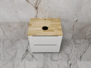 Тумба под раковину Style Line Бали 60 ЛС-00002337 белый софт