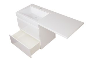 Тумба под раковину Style Line Даллас 130 СС-00000600 под стиральную машинку