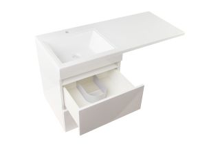 Тумба под раковину Style Line Даллас 110 СС-00000704 под стиральную машинку