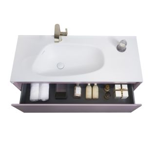 Тумба с раковиной Orans BC-4060-1200L 40601200L 120 см лиловый матовый