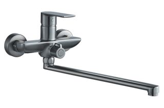 Смеситель для ванны Haiba HB22505-3 пепельный