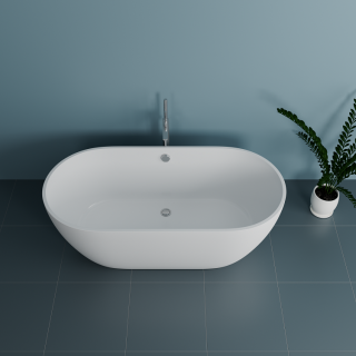 Ванна из литьевого мрамора Delice Olivia DLR330002 165х80