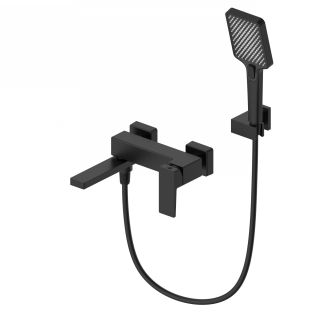 Смеситель для ванны с душем Wonzon & Woghand Cube 2.0 WW-88037068-MB чёрный матовый
