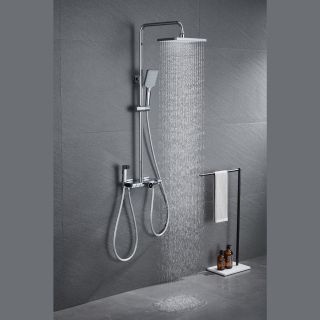 Душевая стойка Black&White Universe 7016C хром