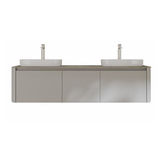 Тумба с раковиной Black&White Universe 9151600-2 Double 160 см бежевый