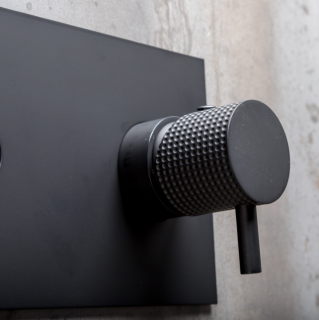 Душевая система Boheme Fusion 130-BCR чёрный/хром