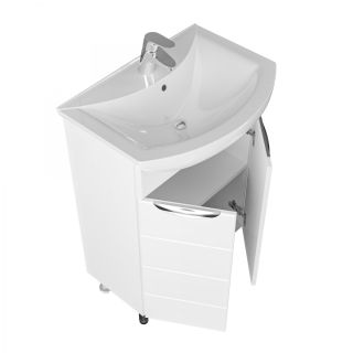 Напольная тумба под раковину Санта Родос 206022 60 см белый