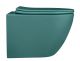 Подвесной унитаз ABBER Bequem AC1101MBG безободковый тёмно-зелёный матовый