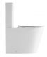 Унитаз-компакт ABBER Bequem AC1112TMW безободковый белый матовый