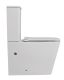 Унитаз-компакт ABBER Rechteck AC1210 безободковый белый