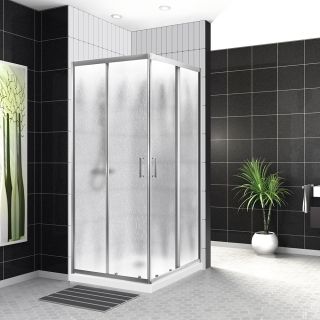 Душевой уголок BelBagno Uno-195 UNO-195-A-2-90-CH-CR 90x90см хром