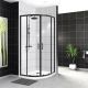 Душевой уголок BelBagno Uno UNO-195-R-2-100-C-NERO 100x100см чёрный