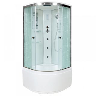 Душевая кабина Deto ЕМ4510 с гм. и эл. 100х100х220 см