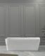 Ванна из искусственного камня ABBER Stein AS9616 170x80см белый матовый