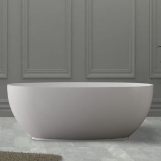 Ванна из искусственного камня ABBER Stein AS9641-1.7 170x78см белый матовый