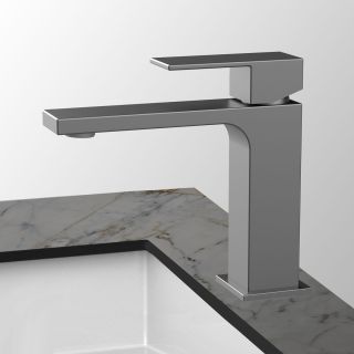 Смесители для раковины Vincea Cube VBF-1C01GM вороненая сталь