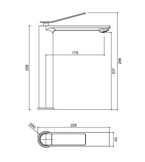 Смеситель для раковины Vincea Verse VBF-2VE2MW, белый матовый