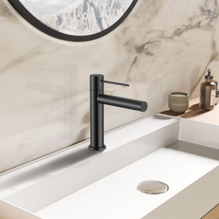 Смеситель для раковины Vincea Aspire VBF-4AS01MB, черный