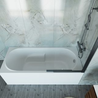 Ванна акриловая Vincea VBT-2A170-LG с ножками 1700*750*480, пристенная, цвет белый