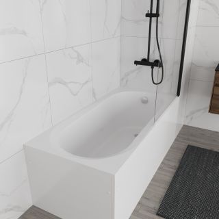 Ванна акриловая Vincea VBT-2B150-LG с ножками 1500*700*480, пристенная, цвет белый