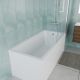 Ванна акриловая Vincea VBT-2G150-LG с ножками 1500*700*470, пристенная, цвет белый