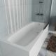 Ванна акриловая Vincea VBT-2S180-FR с каркасом 1800*800*430, пристенная, цвет белый