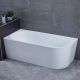 Ванна акриловая Vincea VBT-402-1800L, 1800*800*580, цвет белый, левая, щелевой перелив